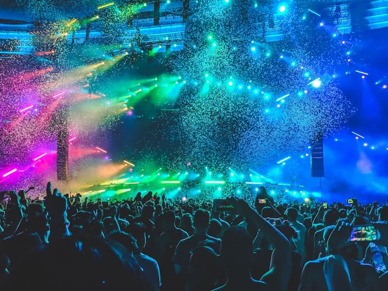 Live concert atmosphere